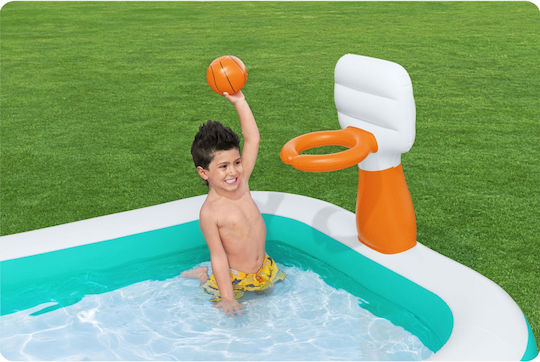 Bestway Piscină Pentru Copii Gonflabilă 636lt 251x168x102cm Turcoaz