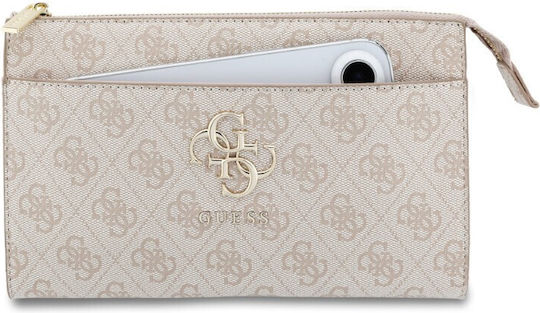 Guess Pu 4g Metal Logo Phone Bag Pink