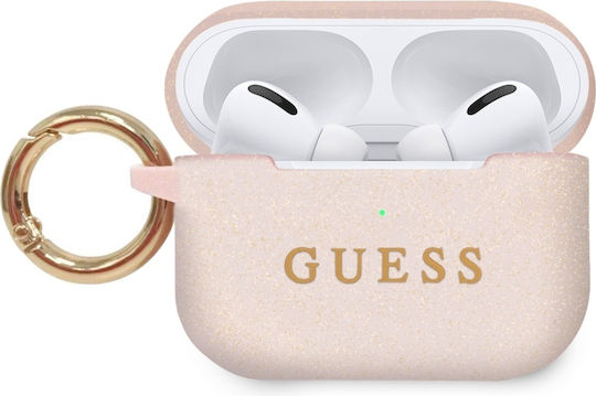 Guess Silicone Case Silicone Case with Keychain Pink Blister for Apple AirPods Pro