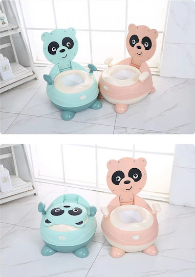 Little Mom Potties Toilet with Lid Green