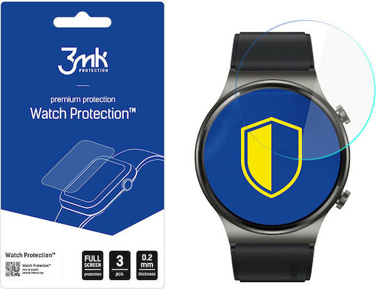 3MK Watch Protection Закалено стъкло за Huawei Watch GT 2 Pro Sport 3бр