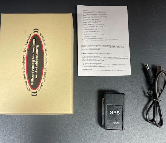Mini GPS Tracker GF-07 GPRS / GSM for Cars / Motorcycles / Boats / Trucks 4×2,4×1,5cm