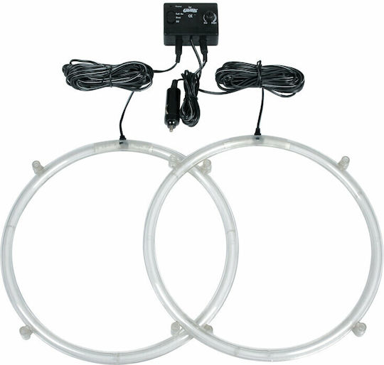 Lampa Кръг Ангелско Око за Фар на Автомобил 12V Червен Цвят