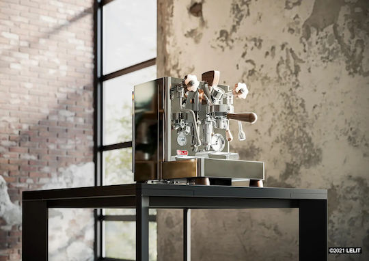 Lelit Bianca Espresso Coffee Machine 1500W Pressure 15bar Brown