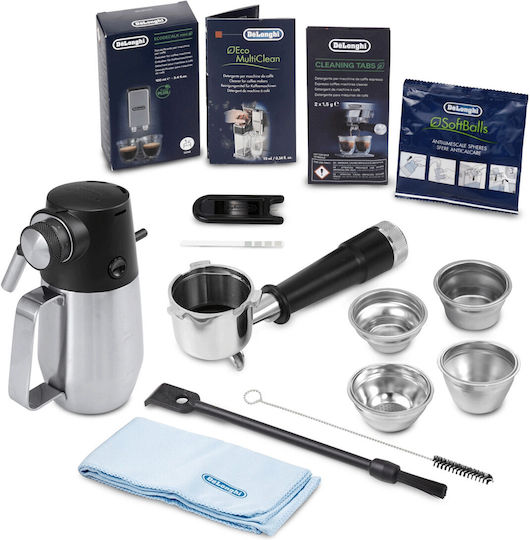 De'Longhi La Specialista Автоматична Еспресо Кафемашина 1450W Налягане 19bar за Капучино Сребрист 1358455