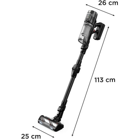 Rowenta X-force Flex 12.60 Επαναφορτιζόμενη Σκούπα Stick 25.9V Γκρι