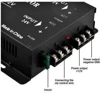 Inverter 100a 24v-12v Peak Power 100a Continuous Consumption 60a