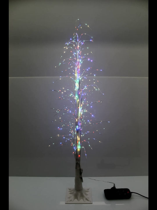 Christmas Tree Lighting Slim 150cm with Fiber Optic Lighting White