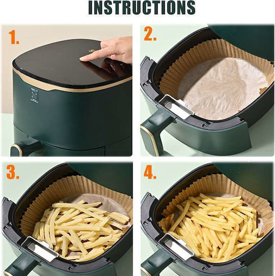 Non-stick Papers for Air Fryer 20x20cm 100pcs