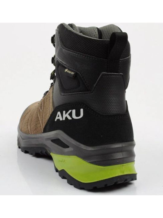 Aku Încălțăminte de Drumeție pentru Bărbați Tip Botine Impermeabile cu Membrană Gore-Tex Negre