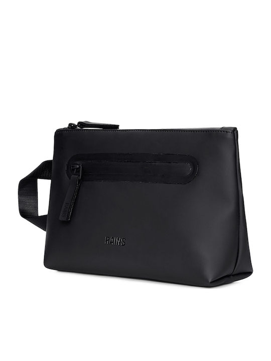 Rains Cosmetic Bag Zip W3 Black 16250-01 Μαυρο