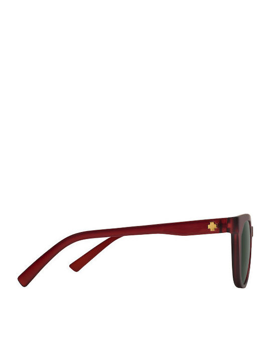 Spy Bewilder Matte Unisex Ochelari de soare cu Roșu Cadru și Roșu Polarized Lentilă 6700000000244