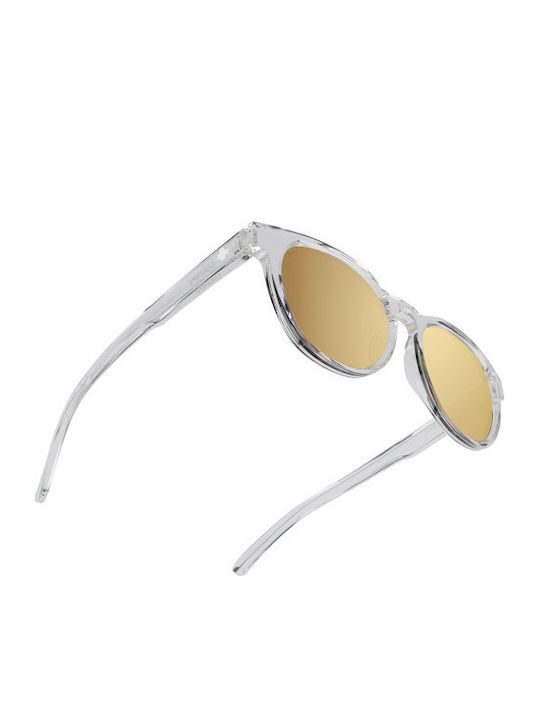 Spy Ochelari De Soare Unisex Cu Ramă Din Plastic Aurie Și Lentilă Polarized Aurie Cu Oglindă