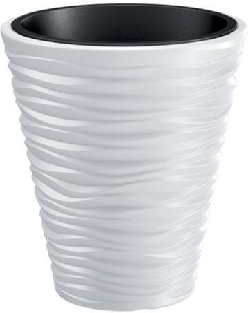 Prosperplast Flower Ghiveci Plastic Alb 34.5x34.5εκ.