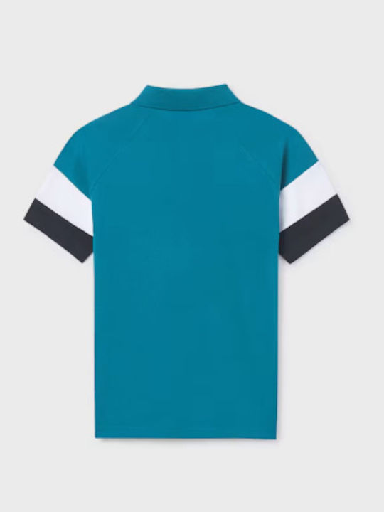Kids' Polo Short Sleeve Aqua