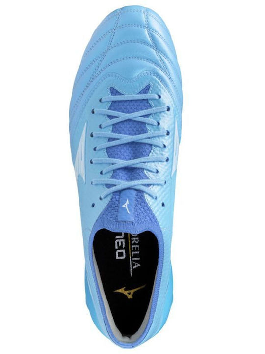 Mizuno Morelia Neo Iv Beta Elite Футболни Обувки с Бутони Сини
