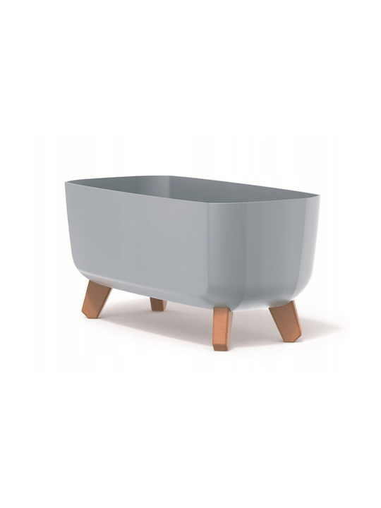 Prosperplast Саксия Пластмаса Light Gray 58x24x23.5см.