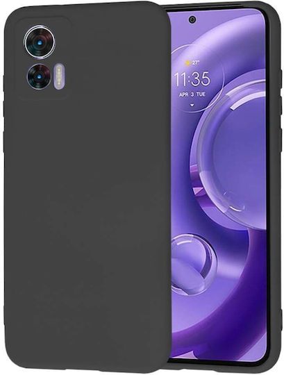Back Cover Σιλικόνης Μαύρο (Motorola Edge 30)