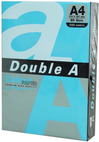 Hârtie Colorată Pentru Copiator A4 80gsm 500 Foi Top Double A Albastru Intens
