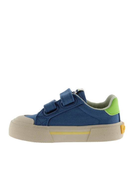 Παιδικά Sneakers Ανατομικά με Σκρατς Μπλε