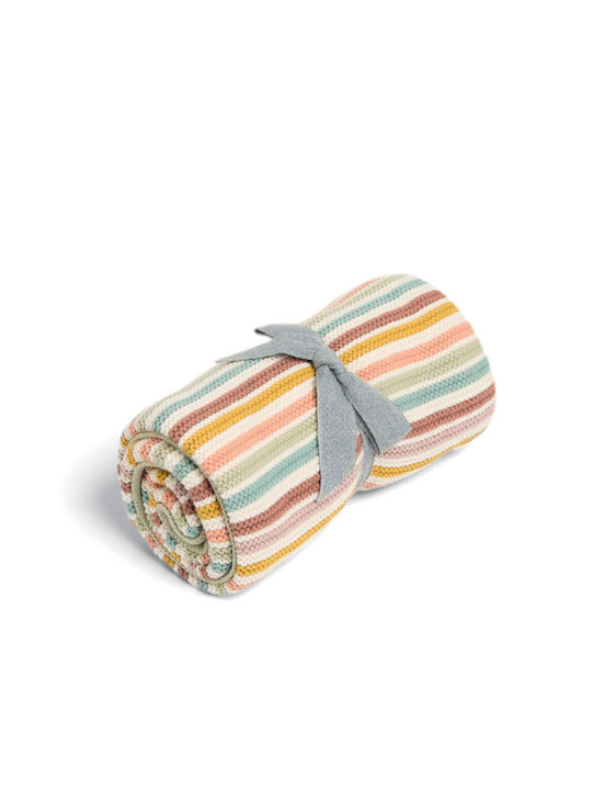 Mamas & Papas Blanket Nursery Swaddling Blankets Knitted Multicolour 70x90cm