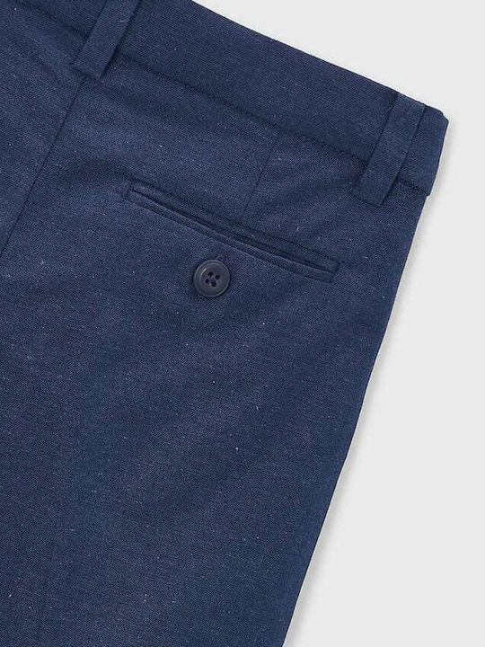 Kids' Linen Pants Dark Blue