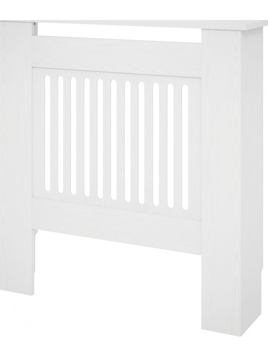HomCom Κάλυμμα Καλοριφέρ από MDF Λευκό 78x19x81cm