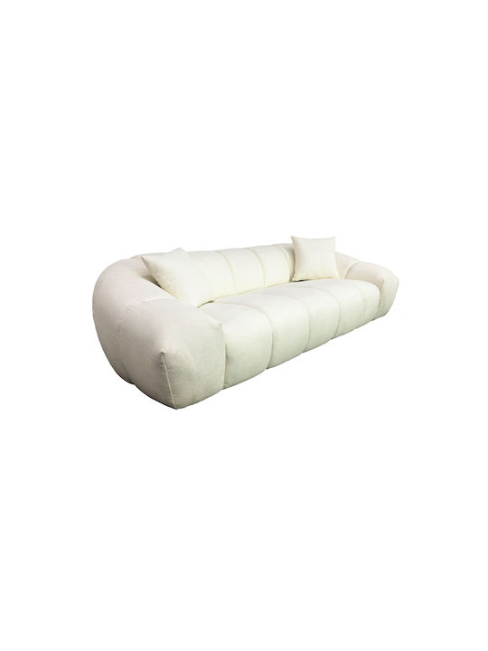 Bossanova Three-Seater Couch Off White 255x115x71cm