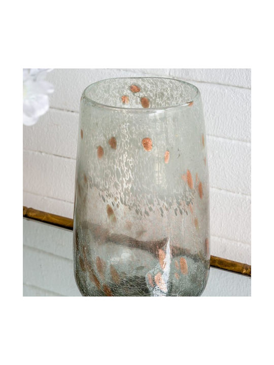 Artekko Διακοσμητικό Βάζο Glas Twilight Gray 16x16x27cm 1Stück