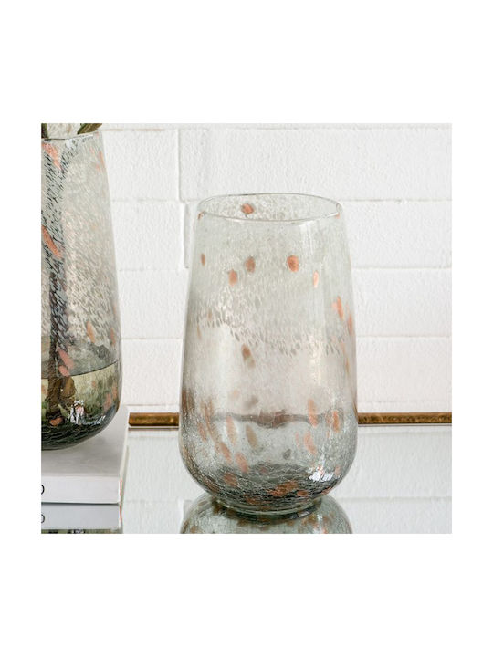 Artekko Διακοσμητικό Βάζο Glas Twilight Gray 16x16x27cm 1Stück
