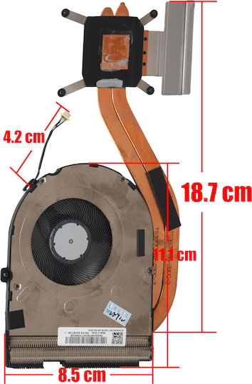 Laptop Fan Cpu Cooling Fan Lenovo Thinkpad P14s Gen 3 21j5 21j6 P14s Gen 4 21k5 21k6 5h41b77285 5h41b77284 5h41b77286 At2dw009vv0 At2dw009tb0 Nd85c45-21f22 Heatsink 5pin Code 81664