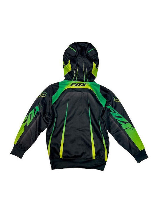 Kids Cardigan Fleece Black