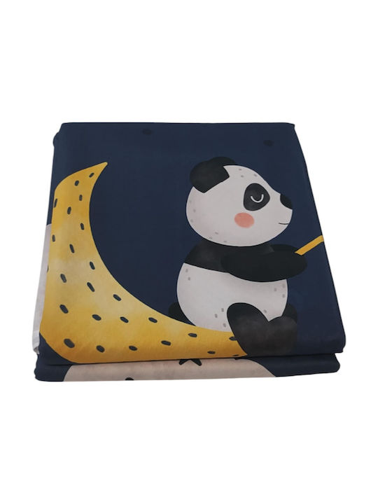 Queen Mother Kinder Teppich Blau 130x130cm