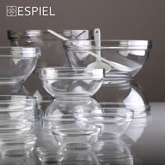 Pasabahce Chef Serving Bowl Round Glass with Diameter 3.7cm