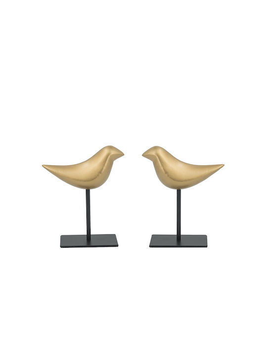 Artekko Set of Decorative Birds Polyresin 16x6x20cm 2pcs
