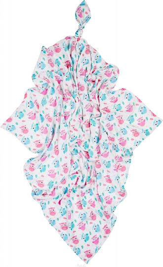Arus Swaddle Blanket Albastru 75x75εκ.