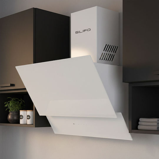 Silifo SF6611 Απορροφητήρας Καμινάδα 60cm Λευκός