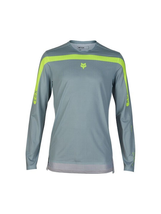 Fox Flexair Lange Ärmel Radtrikot Gray