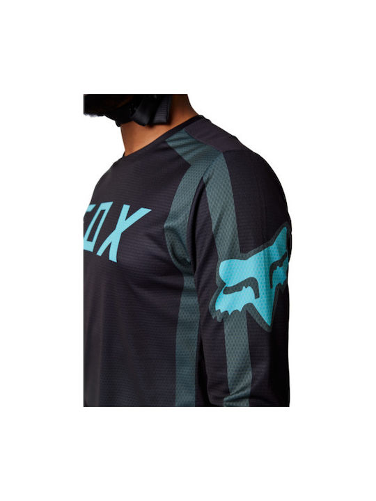 Fox Defend Lange Ärmel Radtrikot Grün