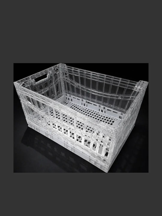 Green City International Plastic Storage Box with Lid Transparent 71.5lt 1pcs