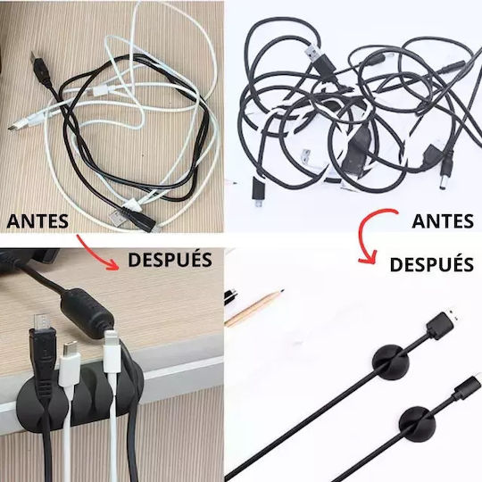 Selbstklebende Kabelclips Organisation Clips – Kabelmanagement Ohne Löcher