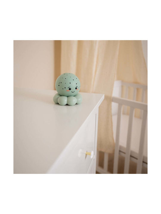 Cloud b Night Light LED Octopus Power Green