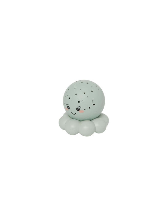 Cloud b Night Light LED Octopus Power Green