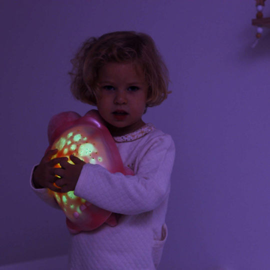 Cloud b Nursery Night Light LED Turtle Power Pink