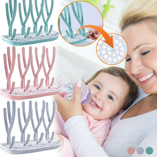Little Mom Rack de uscare pentru Biberoane Verdeς 1buc