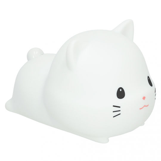 ikonka Kinder Dekorative Lampe Weiß 15x11x10εκ.