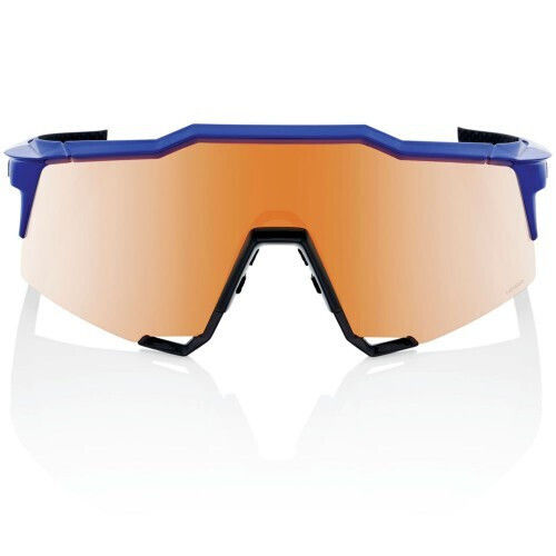 100% Cycling Glasses Speedcraft with Blue Frame & Mirror / Photochromic Lenses