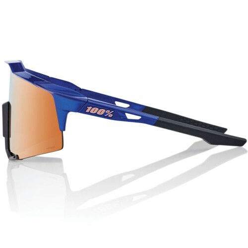 100% Cycling Glasses Speedcraft with Blue Frame & Mirror / Photochromic Lenses