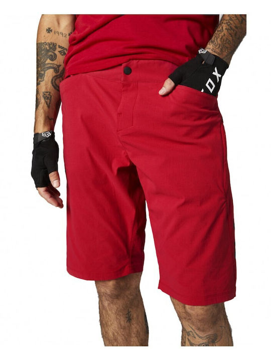 Fox Ranger Pantaloni de ciclism pentru bărbați Roșu