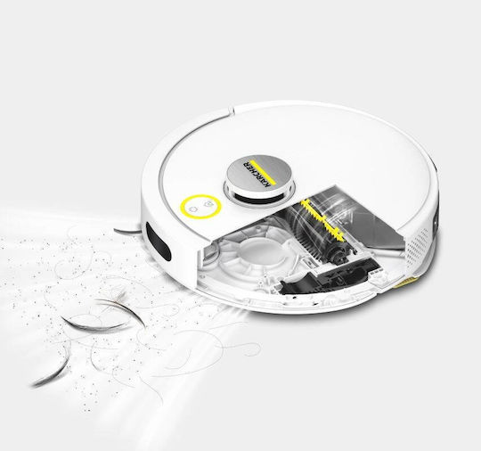 Karcher RVC 3 Robot Vacuum Cleaner with Sensors & Mapping Laser & Suction Power 15000Pa White
